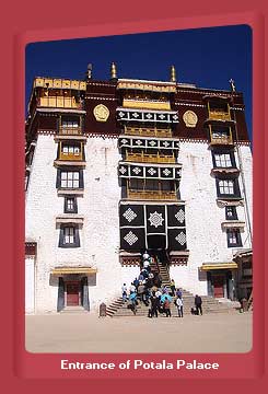 Entrance of Potala Palace