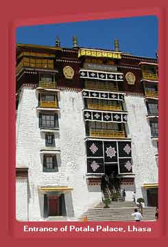 Entrance of Potala Palace, Lhasa