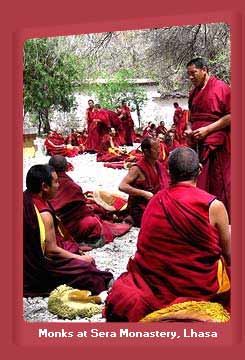 Monks at Sera Monastery, Lhasa