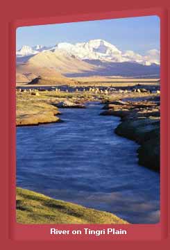 River on TIngri Plain